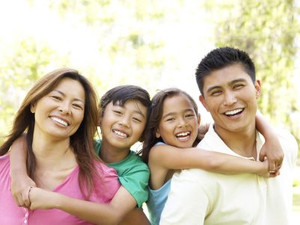 A Family Enjoying Their Day in a Park