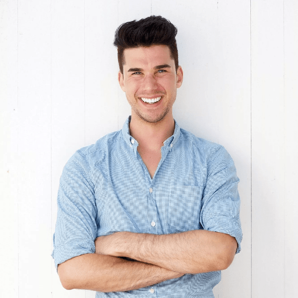 Young Man Showing His Beautiful Smile